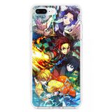 Techtree İphone 7 Plus-8 Plus Uyumlu Demon Slayer Efsanesi:iblis Avcıları Baskılı Silikon Kılıf