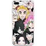 Techtree iPhone 7 PLUS-8 PLUS Uyumlu Demon Slayer Manga Baskılı Silikon Kılıf