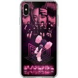 Techtree iPhone X-XS Uyumlu Blackpink Poster Baskılı Silikon Kılıf