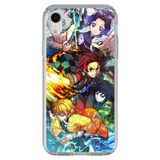 Techtree İphone Xr Uyumlu Demon Slayer Efsanesi:iblis Avcıları Baskılı Silikon Kılıf