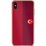 Techtree iPhone XS MAX Uyumlu Türk Milli Takım Parçalı Forma Baskılı Silikon Kılıf