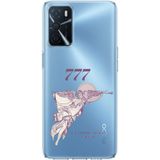 Techtree Oppo A16 - A54 - A55 Uyumlu 777 Melek Tasarımlı Baskılı Silikon Kılıf
