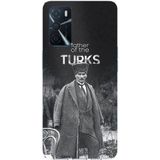 Techtree Oppo A16 - A54 - A55 Uyumlu Atatürk'ün Mirası Baskılı Silikon Kılıf