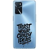 Techtree Oppo A16 - A54 - A55 Uyumlu Crazy Trust Baskılı Silikon Kılıf