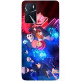 Techtree Oppo A16 - A54 - A55 Uyumlu Jujutsu Kaisen Baskılı Silikon Kılıf