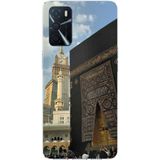 Techtree Oppo A16 - A54 - A55 Uyumlu Manevi Huzur Kabe Kapısı Umre Baskılı Silikon Kılıf