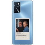 Techtree Oppo A16 - A54 - A55 Uyumlu Prison Break Tasarımlı Baskılı Silikon Kılıf