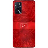 Techtree Oppo A16 - A54 - A55 Uyumlu Türk Milli Takım Desenli Forma Baskılı Silikon Kılıf