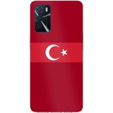 Techtree Oppo A16 - A54 - A55 Uyumlu Türk Milli Takım Kırmızı Forma Baskılı Silikon Kılıf
