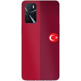 Techtree Oppo A16 - A54 - A55 Uyumlu Türk Milli Takım Parçalı Forma Baskılı Silikon Kılıf