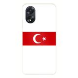 Techtree Oppo A38 Uyumlu Türk Milli Takım Beyaz Forma Baskılı Silikon Kılıf