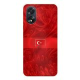Techtree Oppo A38 Uyumlu Türk Milli Takım Desenli Forma Baskılı Silikon Kılıf