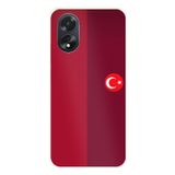 Techtree Oppo A38 Uyumlu Türk Milli Takım Parçalı Forma Baskılı Silikon Kılıf