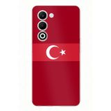 Techtree OPPO A5 4G Uyumlu Türk Milli Takım Kırmızı Forma Baskılı Silikon Kılıf