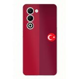 Techtree OPPO A5 4G Uyumlu Türk Milli Takım Parçalı Forma Baskılı Silikon Kılıf