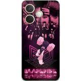 Techtree Oppo A5 Pro Uyumlu Blackpink Poster Baskılı Silikon Kılıf