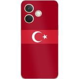 Techtree Oppo A5 Pro Uyumlu Türk Milli Takım Kırmızı Forma Baskılı Silikon Kılıf