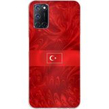 Techtree OPPO A52-A72-92 Uyumlu Türk Milli Takım Desenli Forma Baskılı Silikon Kılıf