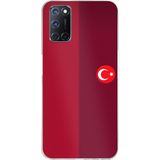 Techtree OPPO A52-A72-92 Uyumlu Türk Milli Takım Parçalı Forma Baskılı Silikon Kılıf