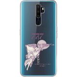 Techtree Oppo A5/A9 2020 Uyumlu 777 Melek Tasarımlı Baskılı Silikon Kılıf