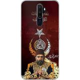 Techtree Oppo A5/A9 2020 Uyumlu Abdülhamid Han Baskılı Silikon Kılıf