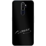 Techtree Oppo A5/A9 2020 Uyumlu Atanın İzi İmza Baskılı Silikon Kılıf