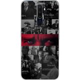 Techtree Oppo A5/A9 2020 Uyumlu Atatürk Gözler Tasarım Baskılı Silikon Kılıf