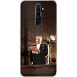 Techtree Oppo A5/A9 2020 Uyumlu Atatürk İlk Meclis Konuşması Baskılı Silikon Kılıf