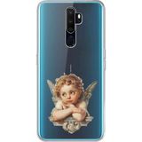 Techtree Oppo A5/A9 2020 Uyumlu Cupid's Dream (Eros’un Rüyası) Baskılı Silikon Kılıf