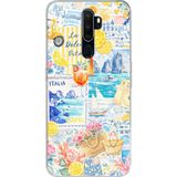 Techtree Oppo A5/A9 2020 Uyumlu La Dolce Vita İtalyan Rüyası Baskılı Silikon Kılıf