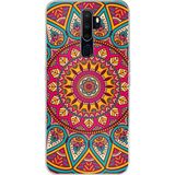 Techtree Oppo A5/A9 2020 Uyumlu Mandala Baskılı Silikon Kılıf