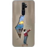 Techtree Oppo A5/A9 2020 Uyumlu Mescid-i Aksa Duvar Baskılı Silikon Kılıf