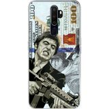 Techtree Oppo A5/A9 2020 Uyumlu Scarface Dolar Tasarımlı Baskılı Silikon Kılıf