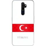 Techtree Oppo A5/A9 2020 Uyumlu Türk Milli Takım Forma Baskılı Silikon Kılıf