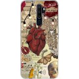 Techtree Oppo A5/A9 2020 Uyumlu Vampire Diaries Vintage Baskılı Silikon Kılıf