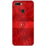 Techtree Oppo A5S-AX7-A12 Uyumlu Türk Milli Takım Desenli Forma Baskılı Silikon Kılıf