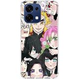 Techtree Oppo A6 PRO Uyumlu Demon Slayer Manga Baskılı Silikon Kılıf