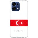 Techtree Oppo A6 PRO Uyumlu Türk Milli Takım Forma Baskılı Silikon Kılıf