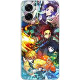 Techtree Oppo A6T - A6X Uyumlu Demon Slayer Efsanesi:İblis Avcıları Baskılı Silikon Kılıf