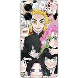 Techtree Oppo A6T - A6X Uyumlu Demon Slayer Manga Baskılı Silikon Kılıf
