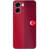 Techtree Oppo A6T - A6X Uyumlu Türk Milli Takım Parçalı Forma Baskılı Silikon Kılıf