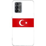 Techtree OPPO A74 Uyumlu Türk Milli Takım Beyaz Forma Baskılı Silikon Kılıf