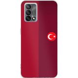 Techtree OPPO A74 Uyumlu Türk Milli Takım Parçalı Forma Baskılı Silikon Kılıf