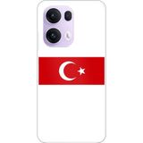 Techtree OPPO Reno 13 PRO Uyumlu Türk Milli Takım Beyaz Forma Baskılı Silikon Kılıf