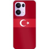 Techtree OPPO Reno 13 PRO Uyumlu Türk Milli Takım Kırmızı Forma Baskılı Silikon Kılıf