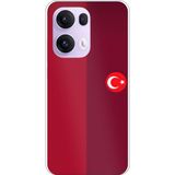 Techtree OPPO Reno 13 PRO Uyumlu Türk Milli Takım Parçalı Forma Baskılı Silikon Kılıf