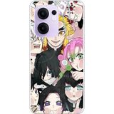 Techtree OPPO Reno 13F Uyumlu Demon Slayer Manga Baskılı Silikon Kılıf