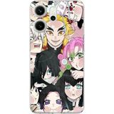 Techtree Oppo Reno 14 5G Uyumlu Demon Slayer Manga Baskılı Silikon Kılıf