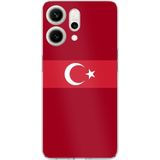 Techtree Oppo Reno 14 5G Uyumlu Türk Milli Takım Kırmızı Forma Baskılı Silikon Kılıf