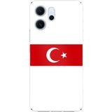 Techtree OPPO Reno 14F Uyumlu Türk Milli Takım Beyaz Forma Baskılı Silikon Kılıf